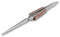 DURATOOL 1PK-118T-F Tweezer, Heavy Duty, Precision, Stainless Steel Body, Stainless Steel Tip