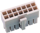 MOLEX 39-01-2185 Connector Housing, Pull Tabs, UL 94V-0, Mini-Fit Jr. Series, Receptacle, 18 Ways, 4.2 mm
