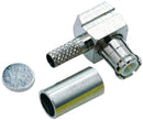 AMPHENOL RF 919-104P-51A1X RF/COAXIAL, MCX PLUG, R/A, 50 OHM, CRIMP