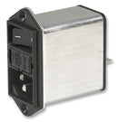Schurter DD12.1321.111 Filtered IEC Power Entry Module C14 Medical 1 A 250 VAC 2-Pole Switch