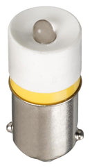 Apem BA9SY230A LED Replacement Lamp Miniature Bayonet / BA9S Yellow 135 mcd