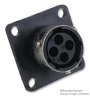 ITT CANNON 192922-1190 CIRCULAR CONNECTOR RECEPTACLE, SIZE 10, 4 POSITION, PANEL