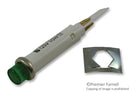 LEECRAFT 45RN-2112T3 LAMP, INDICATOR, NEON, GREEN, 125V