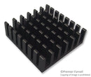 CCI CCI08 Heat Sink, BGA, FPGAs, Double Sided Adhesive, BGA, 9.51 °C/W, 9 mm, 28 mm, 28 mm
