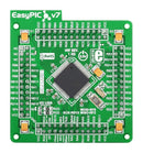 Mikroelektronika MIKROE-1516 Add-On Board Mikroe MCU Easypic Fusion v7 PIC24FJ PIC24FJ128GA310 4x 104 Pin Connector New