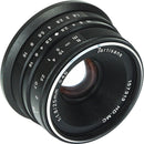 7artisans Photoelectric 25mm f/1.8 Lens for Micro Four Thirds Cameras (Black)