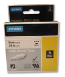 DYMO 18053 Wire Marker, Rhino™ Tape Cassette, Heat Shrinkable Sleeve, PO (Polyolefin), White, 9mm x 1.5m