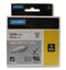 DYMO 18055 Wire Marker, Rhino&trade; Tape Cassette, Heat Shrinkable Sleeve, PO (Polyolefin), White, 12mm x 1.5m