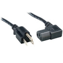 Comprehensive Right-angle PC Power Cord - 6' (Black)