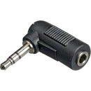 Hosa Technology GMP272 Male Stereo Mini to Female Stereo Mini Angled Adapter