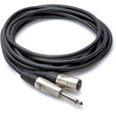 Hosa Technology HPX-003 Unbalanced 1/4" TS Male to 3-Pin XLR Male Audio Cable (3')