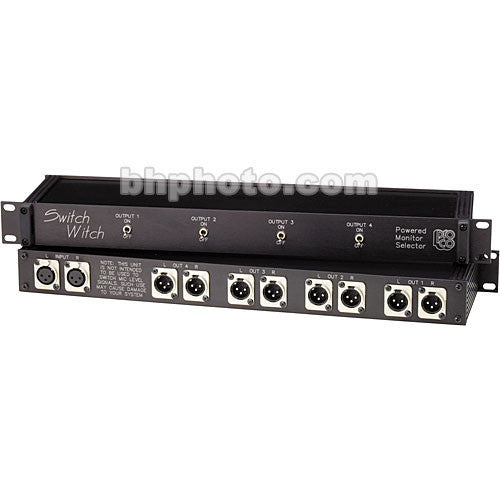 Powered shop monitor selector