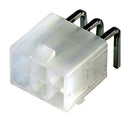 Molex 39-30-1062 Wire-To-Board Connector 4.2 mm 6 Contacts Header Mini-Fit Jr. 5569 Series Through Hole 2 Rows