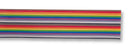 3M 3302-16 3302-16 Ribbon Cable Colour Coded Flat Per M Unscreened 16 Core 28 AWG 0.072 mm²