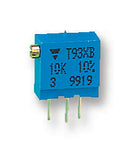 VISHAY T93XB503KT20 Trimmer Potentiometer, 50 kohm, 500 mW, ± 10%, T93XB Series, 23 Turns, Through Hole