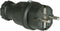 PCE 0521-S Power Entry Connector Schuko 16 A Black 230 V PC Electric Rubber Connectors