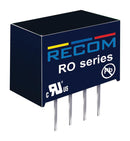 Recom Power RO-0524S/HP Isolated Board Mount DC/DC Converter 1 Output W 24 V 42 mA