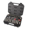 Duratool 22-27105 38 Piece Socket Set With 1/4" and 1/2" Ratchets