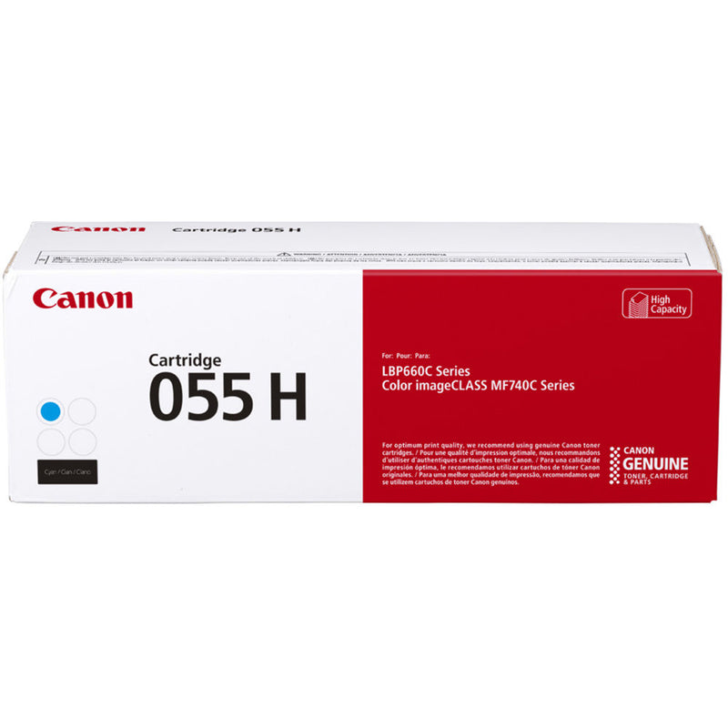 Canon 055 High-Capacity Cyan Toner Cartridge