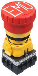 Idec XW1E-BV402MFRH-EMO Emergency Stop Switch DPST-NC Push-Pull Screw 5 A 125 V