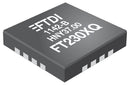 FTDI FT230XQ-R USB Interface, USB-UART Converter, USB 2.0, 2.97 V, 5.5 V, QFN, 16 Pins