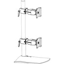 Ergotron DS100 Dual-Monitor Vertical Desk Stand (Black)