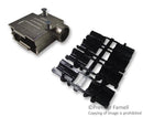 OSSI DSZK9-K D Sub Backshell, Shielded, DSZK Series, DE, 90°, Zinc Body