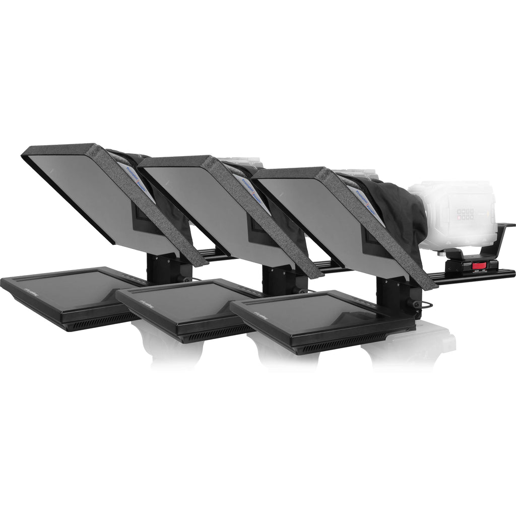FLEX12 12" Rectangular Glass Teleprompter with FlipQ Pro Software