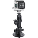 RAM MOUNTS Twist Lock Suction Cup Mount with Custom GoPro Hero Adapter
