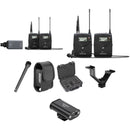Sennheiser EW 100 G4 2-Person Camera-Mount Wireless Combo Microphone System Kit (A: 516 to 558 MHz)