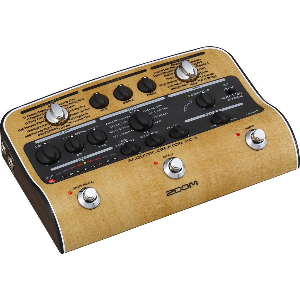 Zoom AC-3 Acoustic Creator Pedal India – Tanotis