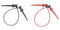 POMONA 3781-24-02 Grabber Patch Cord, Minigrabber, Hook Clip, 24 ", 610 mm, Red, 5 A, 60 VDC