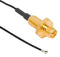 AMPHENOL RF 095-902-604M010 CBL ASSY/SMA RP BLKHD JACK-R/A AMC4 PLUG