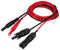 FLIR TA89 Test Lead Set, 4mm Sheathed Banana Plug, Shrouded, MC4 Plug, Socket, 1.5 kV, Black, Red, 1.52 m