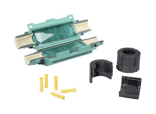 HELLERMANNTYTON 435-01660 Cable Joint, Polypropylene/Silicone, 18 mm, Green, 6 mm&sup2;