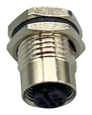 NORCOMP 859-B05-203R004 SENSOR CONN, M12, 5POS, RCPT, PANEL