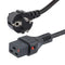L-COM C19LSCHRA-16-1M PWR CORD, R/A CEE 7/7 PLUG-IEC C19, 3.3