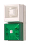 CLIFFORD AND SNELL 245232 Audio/Visual Signal Device, Flashing, Green, 108 dBA, 24 VDC, Cable, IP65, Yodalight YL40 Series