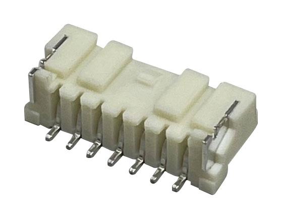MULTICOMP PRO MP013283 Pin Header, Wire-to-Board, 2 mm, 1 Rows, 7 Contacts, Surface Mount Right Angle, MP W2B LOCK 2MM