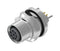 AMPHENOL CONEC 43-01665 Sensor Connector, M12, Female, 8 Positions, PCB Socket, Straight Panel Mount