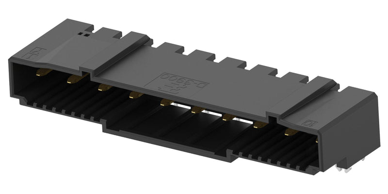 TE CONNECTIVITY 2-2013519-0 Rectangular Power Connector, 10 Contacts, Dynamic 3000 Series, PCB Mount, Through Hole, 7.5 mm
