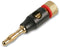 PRO SIGNAL PSG03604 4MM PLUG, BLACK-GOLD, RED
