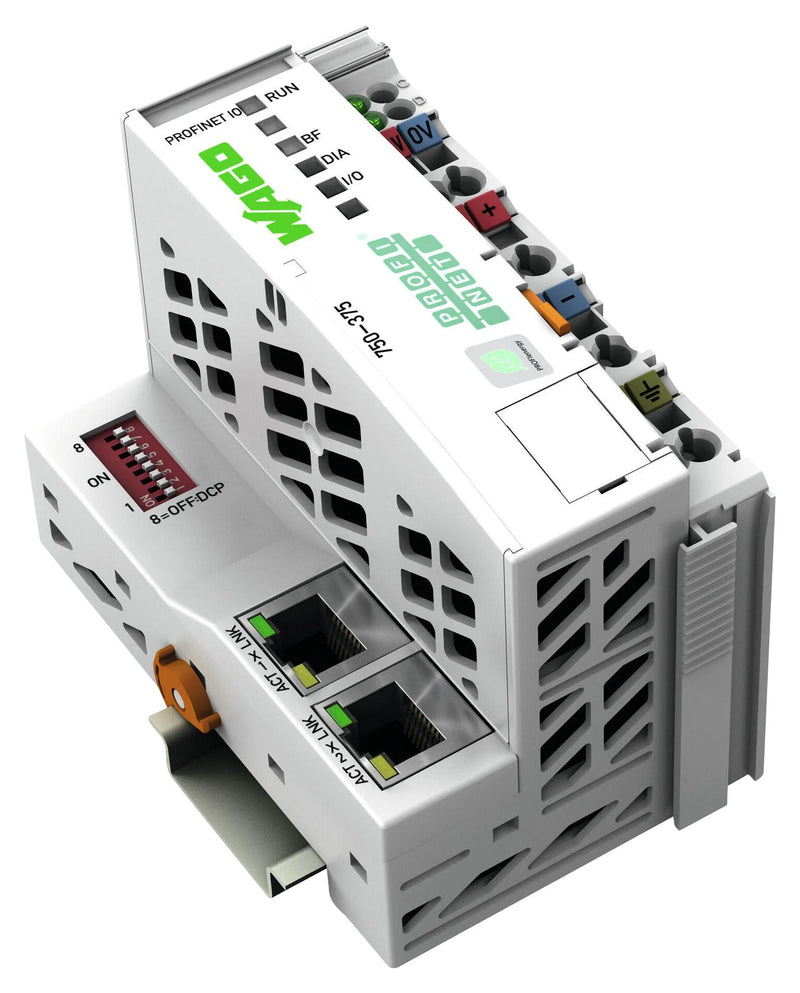 Wago 750-375 750-375 Fieldbus Coupler Profinet IO 1.7 A 24 VDC DIN Rail IP20 750 Series New