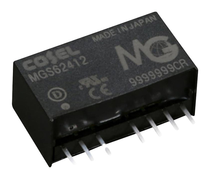 COSEL MGS60505 Isolated Through Hole DC/DC Converter, ITE, SIP, 4:1, 6 W, 1 Output, 5 V