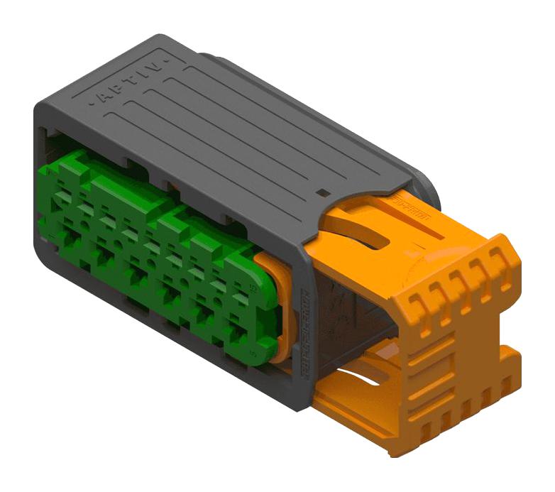 APTIV / DELPHI 33344007 Automotive Connector Housing, CTCS XP 1.5/2.8 Series, Receptacle, 15 Ways