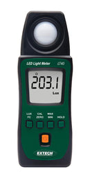 EXTECH INSTRUMENTS LT40 Light / Lux Meter, 400000 lx, 3 %, 133 mm, 48 mm, 23 mm