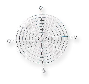 MULTICOMP PRO MCSC100-W25 Fan Finger Guard, Steel - Wire Form, 60mm Axial Fans, 75 mm, Silver
