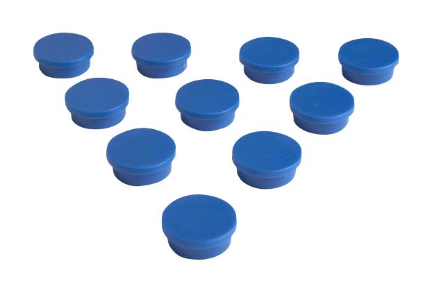 ECLIPSE MAGNETICS RM765/BLU Marker Magnet, Ferrite, 20 mm Diameter x 7mm Height, Blue