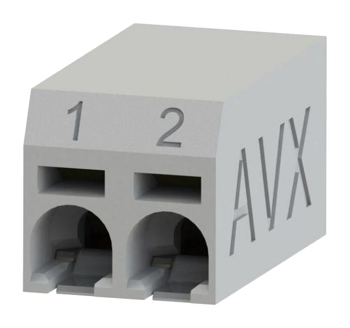 KYOCERA AVX 9276002021906 Wire-To-Board Terminal Block, 2.5 mm, 2 Ways, 26 AWG, 18 AWG, Poke In