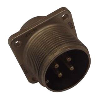 AMPHENOL INDUSTRIAL ACC02A20-19P-025 Circular Connector, ACC Series, MIL-DTL-5015 Series, Box Mount Receptacle, 3 Contacts, Crimp Pin